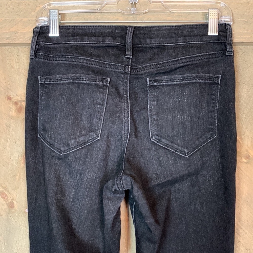 Athleta Sculptek ultra skinny jeans with leg zippers Carbon black Size 2 - Picture 8 of 15